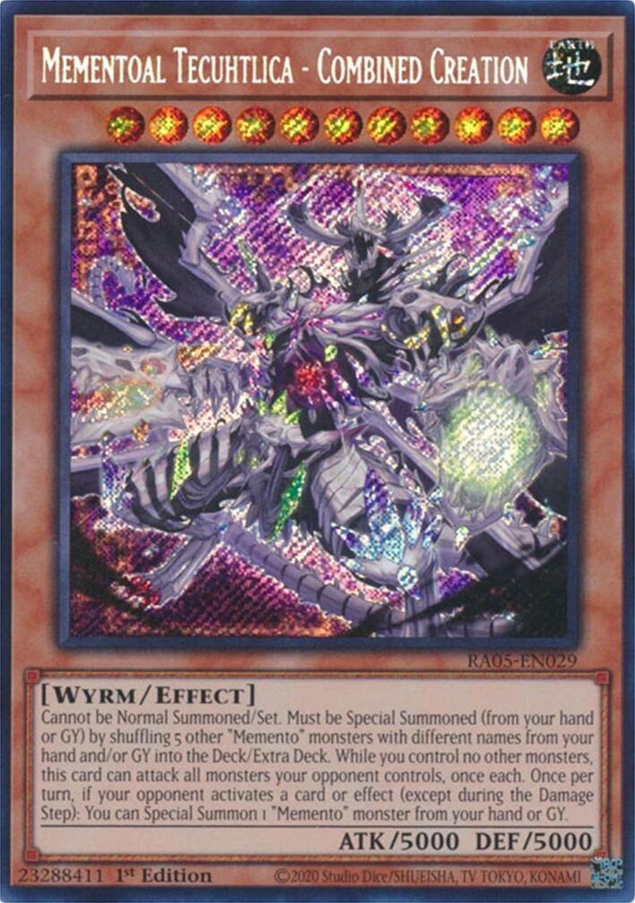 Mementoal Tecuhtlica - Combined Creation (Secret Rare) [RA05-EN029] Secret Rare | Exor Games Truro