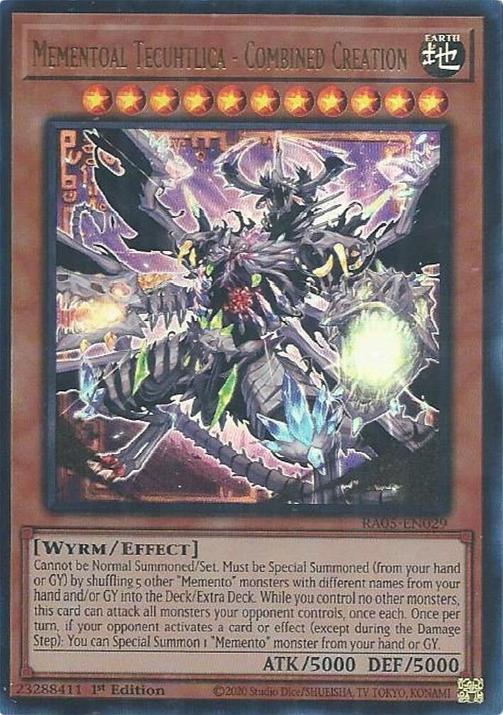 Mementoal Tecuhtlica - Combined Creation (Ultra Rare) [RA05-EN029] Ultra Rare | Exor Games Truro