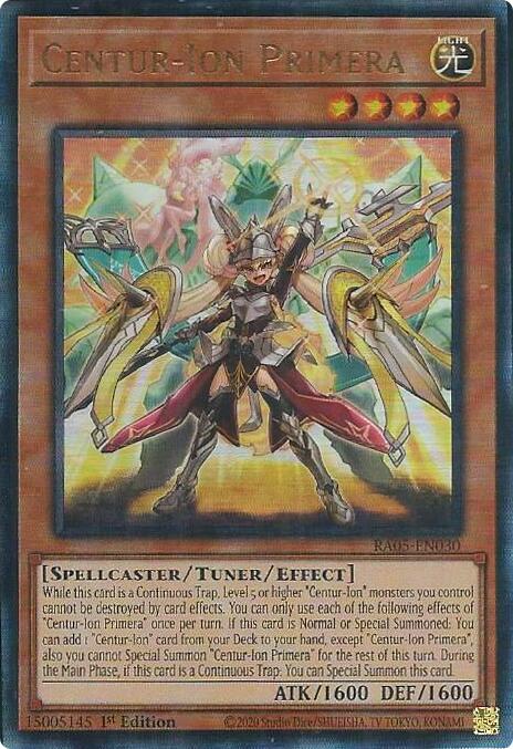 Centur-Ion Primera (Ultimate Rare) [RA05-EN030] Ultimate Rare | Exor Games Truro