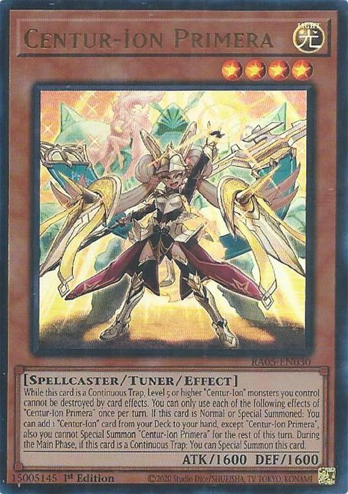 Centur-Ion Primera (Ultra Rare) [RA05-EN030] Ultra Rare | Exor Games Truro