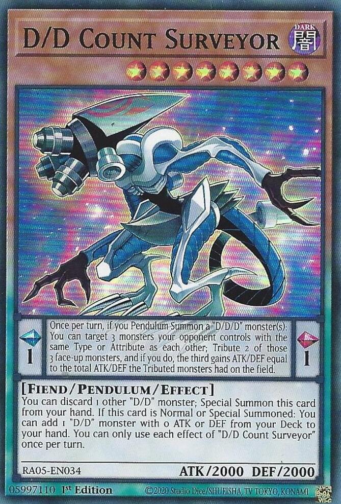 D/D Count Surveyor [RA05-EN034] Super Rare | Exor Games Truro