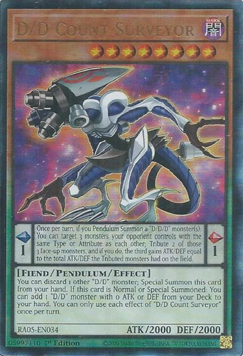 D/D Count Surveyor (Ultimate Rare) [RA05-EN034] Ultimate Rare | Exor Games Truro