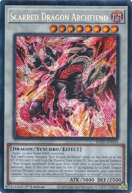 Scarred Dragon Archfiend (Secret Rare) [RA05-EN044] Secret Rare | Exor Games Truro