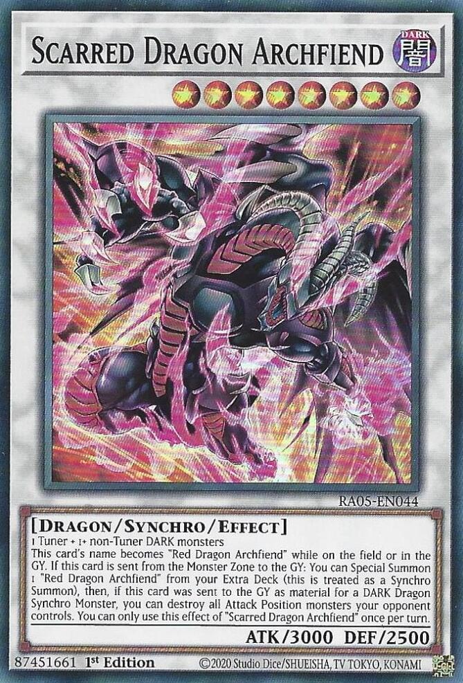 Scarred Dragon Archfiend [RA05-EN044] Super Rare | Exor Games Truro