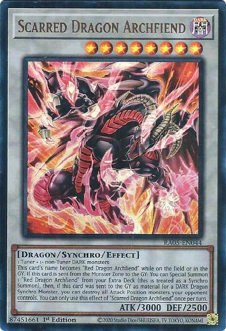 Scarred Dragon Archfiend (Ultra Rare) [RA05-EN044] Ultra Rare | Exor Games Truro