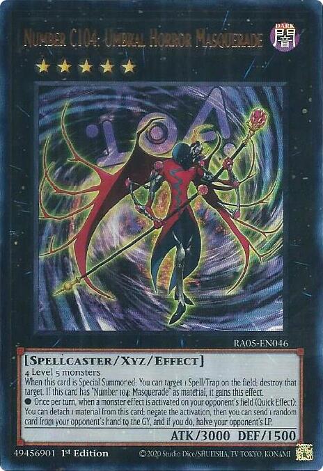 Number C104: Umbral Horror Masquerade (Ultra Rare) [RA05-EN046] Ultra Rare | Exor Games Truro