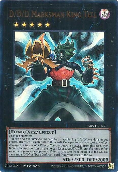 D/D/D Marksman King Tell (Ultra Rare) [RA05-EN047] Ultra Rare | Exor Games Truro