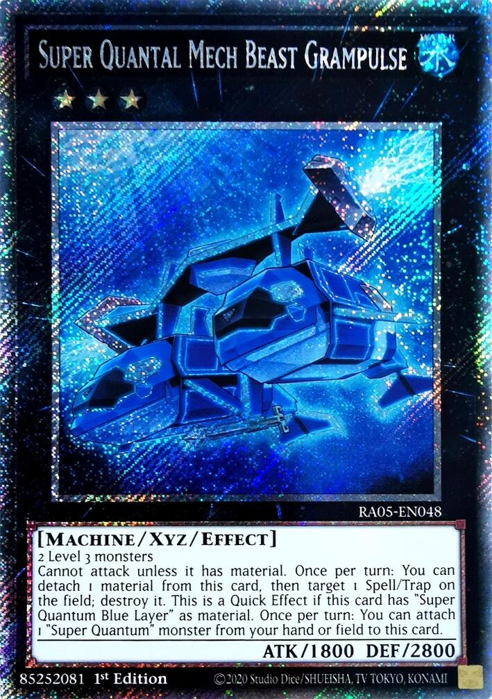 Super Quantal Mech Beast Grampulse (Platinum Secret Rare) [RA05-EN048] Platinum Secret Rare | Exor Games Truro