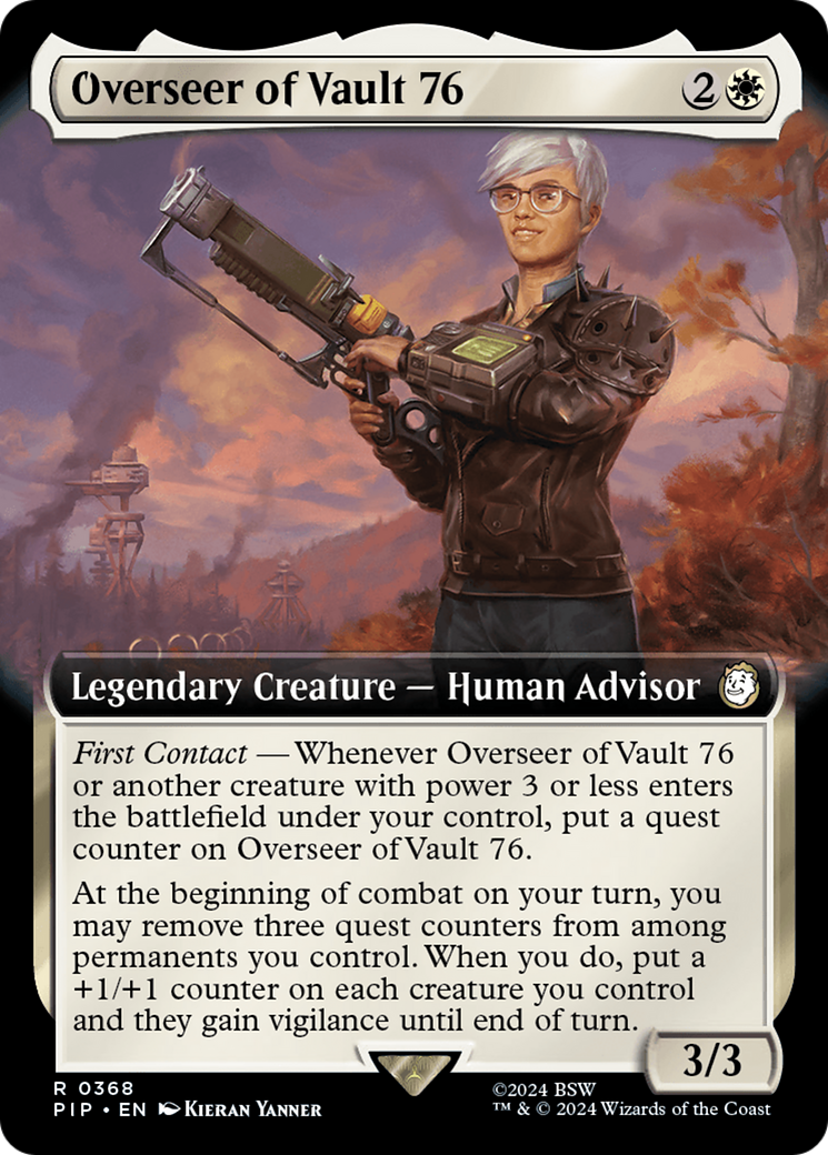 Overseer of Vault 76 (Extended Art) [Fallout] | Exor Games Truro