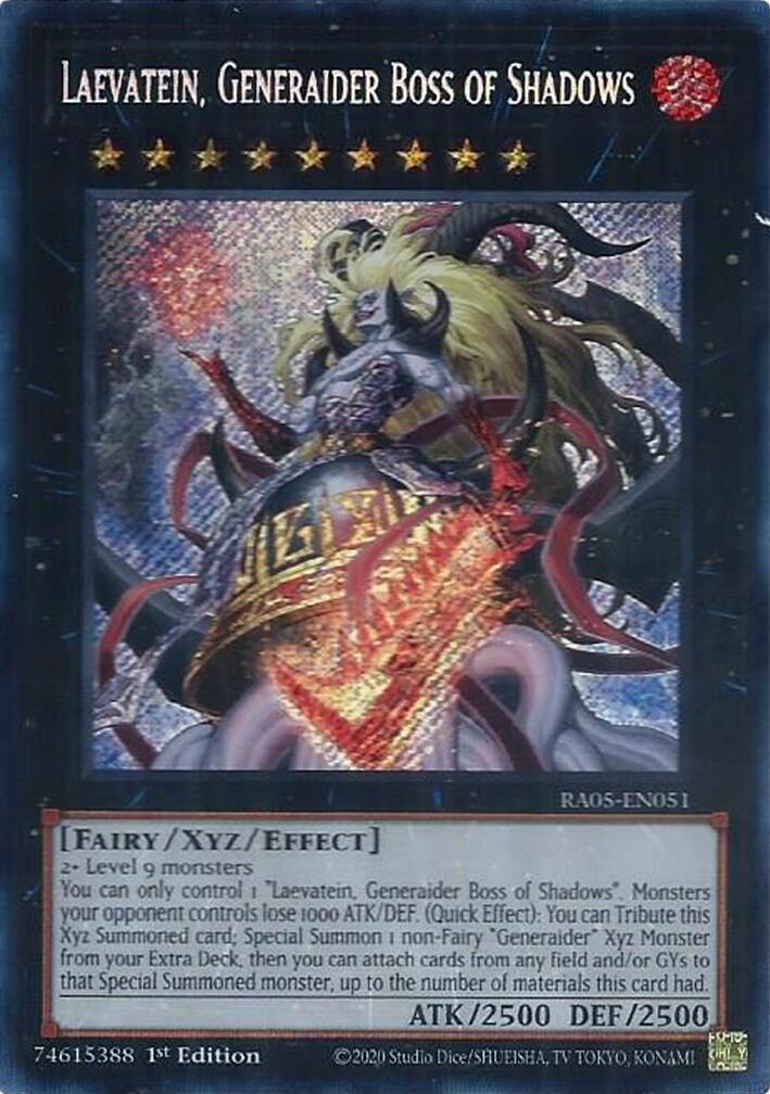 Laevatein, Generaider Boss of Shadows (Secret Rare) [RA05-EN051] Secret Rare | Exor Games Truro