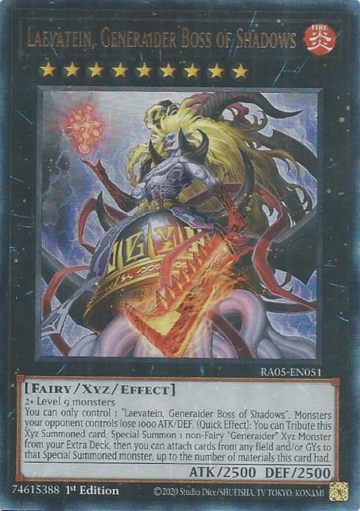 Laevatein, Generaider Boss of Shadows (Ultimate Rare) [RA05-EN051] Ultimate Rare | Exor Games Truro