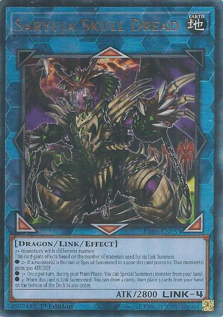 Saryuja Skull Dread (Ultimate Rare) [RA05-EN053] Ultimate Rare | Exor Games Truro