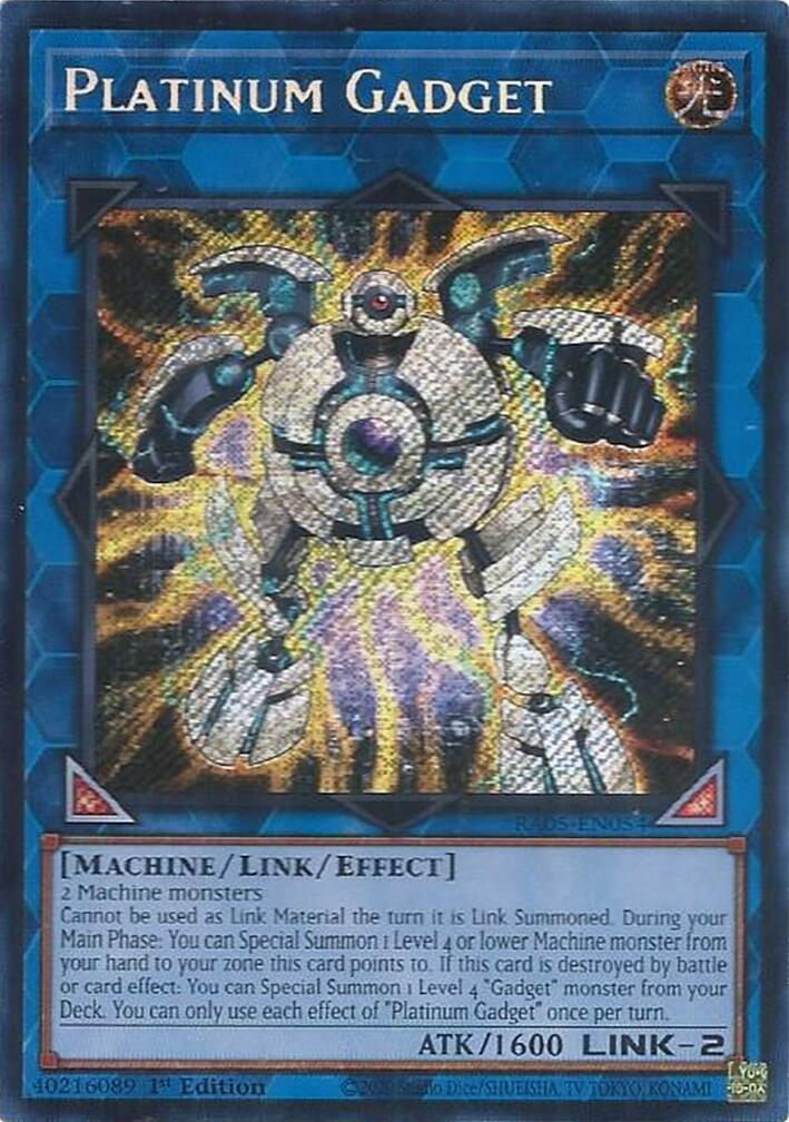Platinum Gadget (Secret Rare) [RA05-EN054] Secret Rare | Exor Games Truro