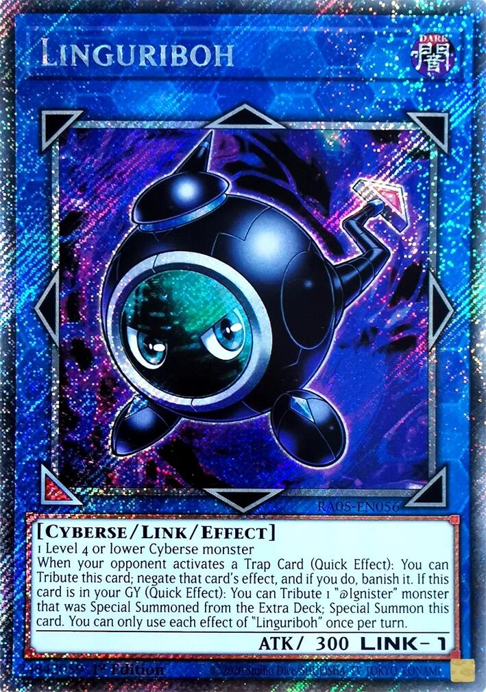 Linguriboh (Platinum Secret Rare) [RA05-EN056] Platinum Secret Rare | Exor Games Truro