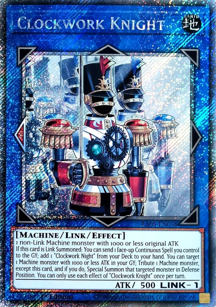 Clockwork Knight (Platinum Secret Rare) [RA05-EN058] Platinum Secret Rare | Exor Games Truro