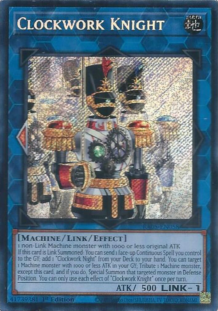 Clockwork Knight (Secret Rare) [RA05-EN058] Secret Rare | Exor Games Truro