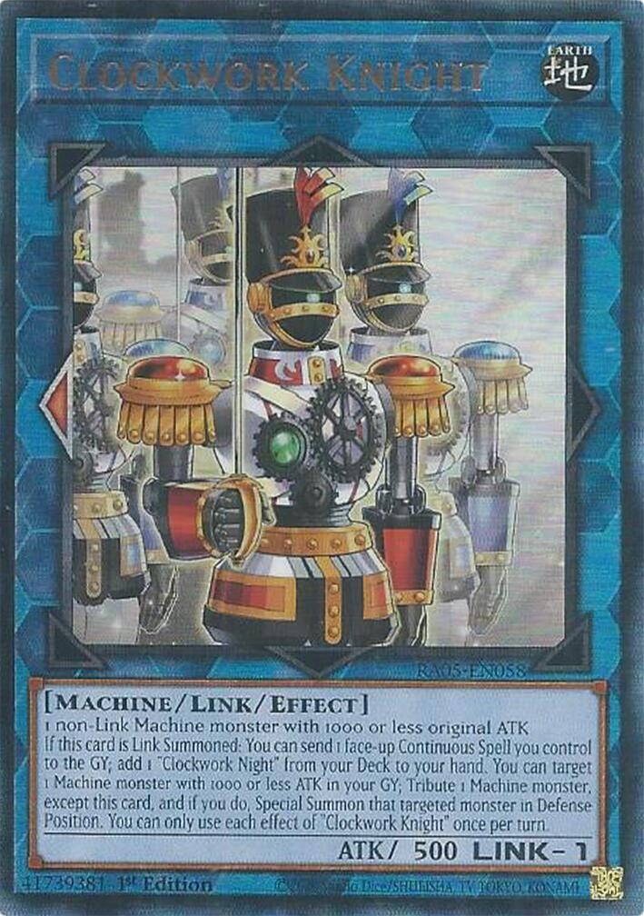 Clockwork Knight (Ultimate Rare) [RA05-EN058] Ultimate Rare | Exor Games Truro