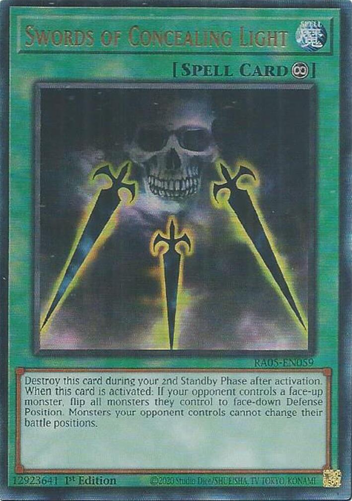 Swords of Concealing Light (Ultimate Rare) [RA05-EN059] Ultimate Rare | Exor Games Truro