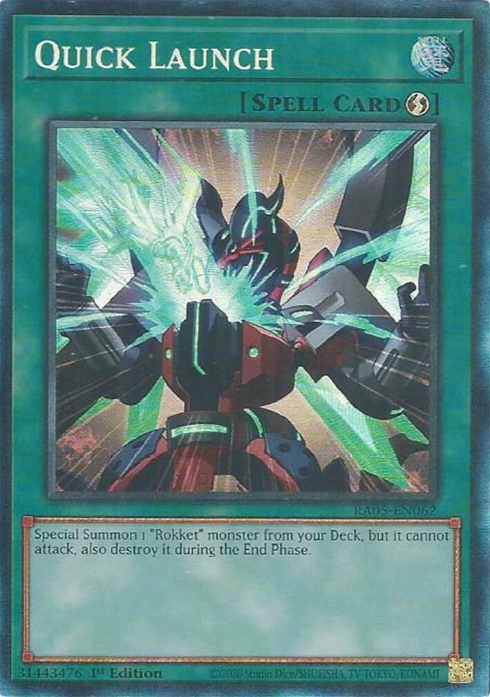 Quick Launch (Collector's Rare) [RA05-EN062] Collector's Rare | Exor Games Truro