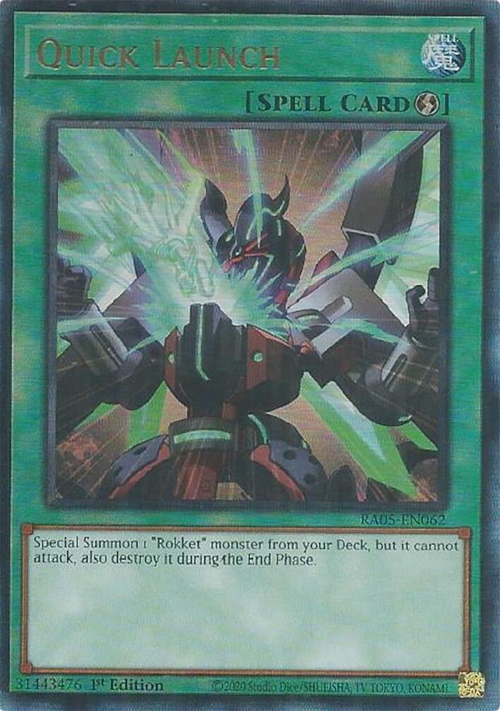 Quick Launch (Ultimate Rare) [RA05-EN062] Ultimate Rare | Exor Games Truro