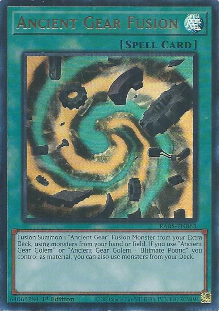 Ancient Gear Fusion (Ultra Rare) [RA05-EN063] Ultra Rare | Exor Games Truro