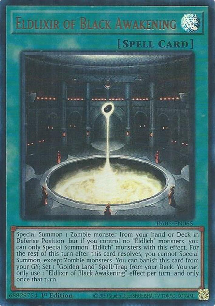 Eldlixir of Black Awakening (Ultra Rare) [RA05-EN065] Ultra Rare | Exor Games Truro