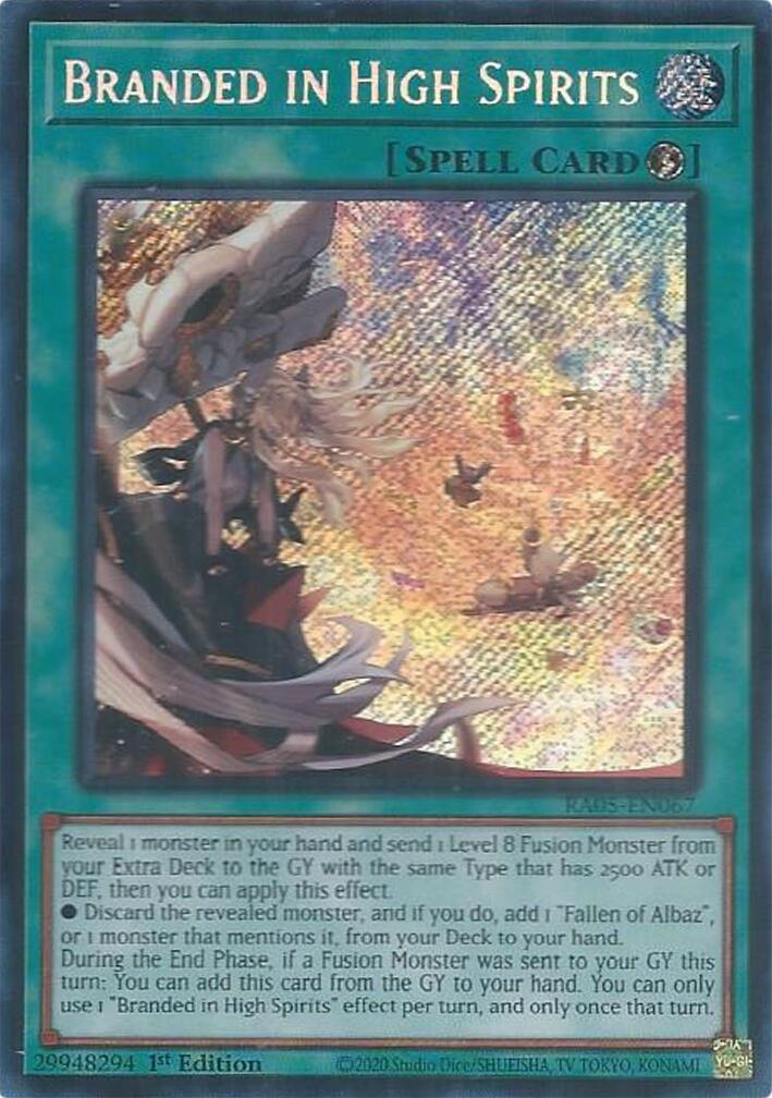 Branded in High Spirits (Secret Rare) [RA05-EN067] Secret Rare | Exor Games Truro