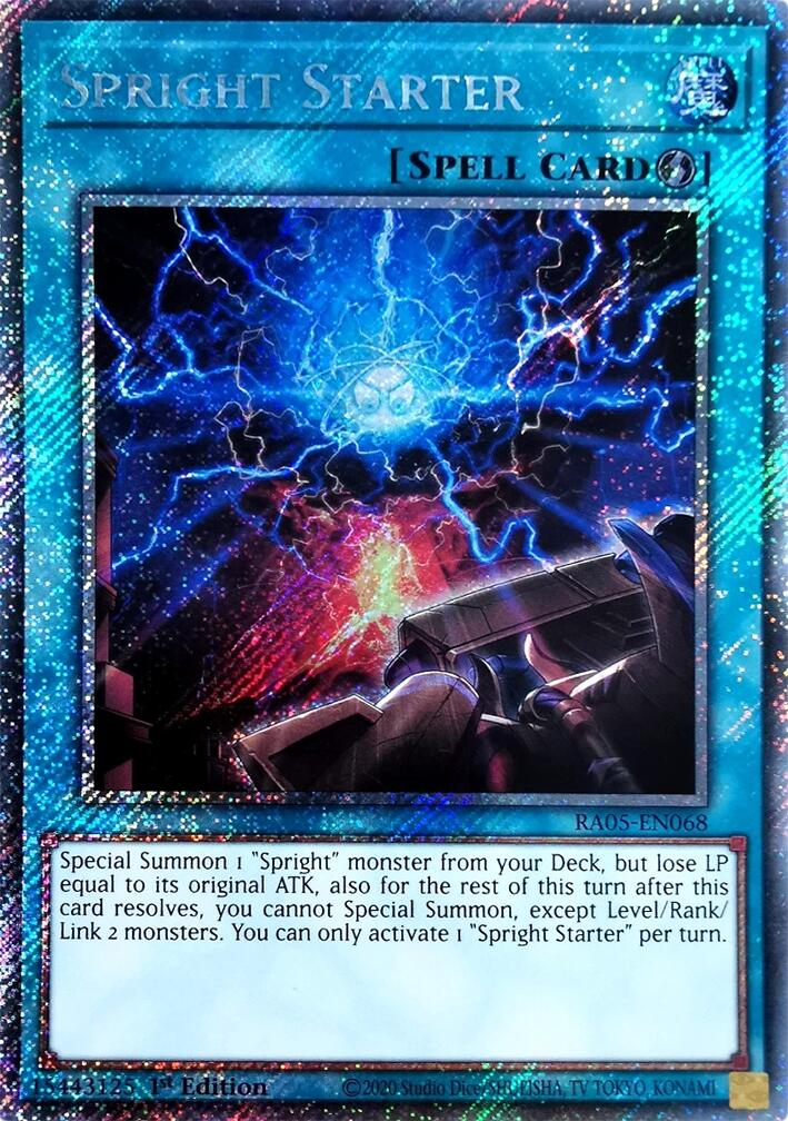 Spright Starter (Platinum Secret Rare) [RA05-EN068] Platinum Secret Rare | Exor Games Truro