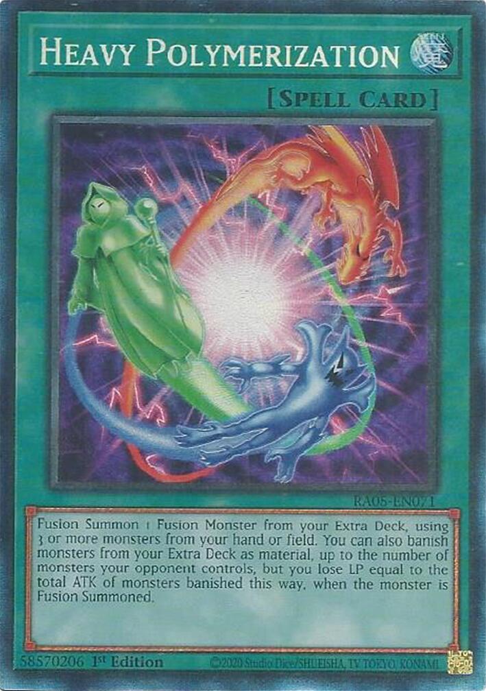 Heavy Polymerization (Collector's Rare) [RA05-EN071] Collector's Rare | Exor Games Truro
