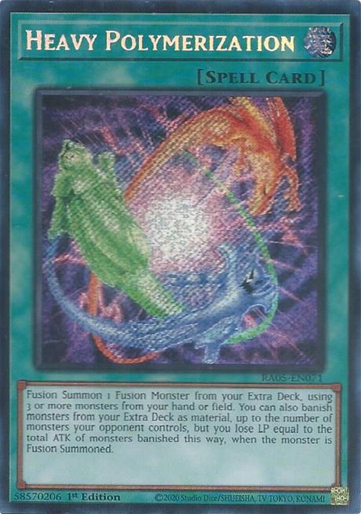 Heavy Polymerization (Secret Rare) [RA05-EN071] Secret Rare | Exor Games Truro