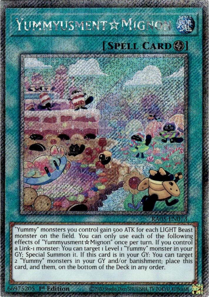 YummyusmentAcroquey (Platinum Secret Rare) [RA05-EN073] Platinum Secret Rare | Exor Games Truro