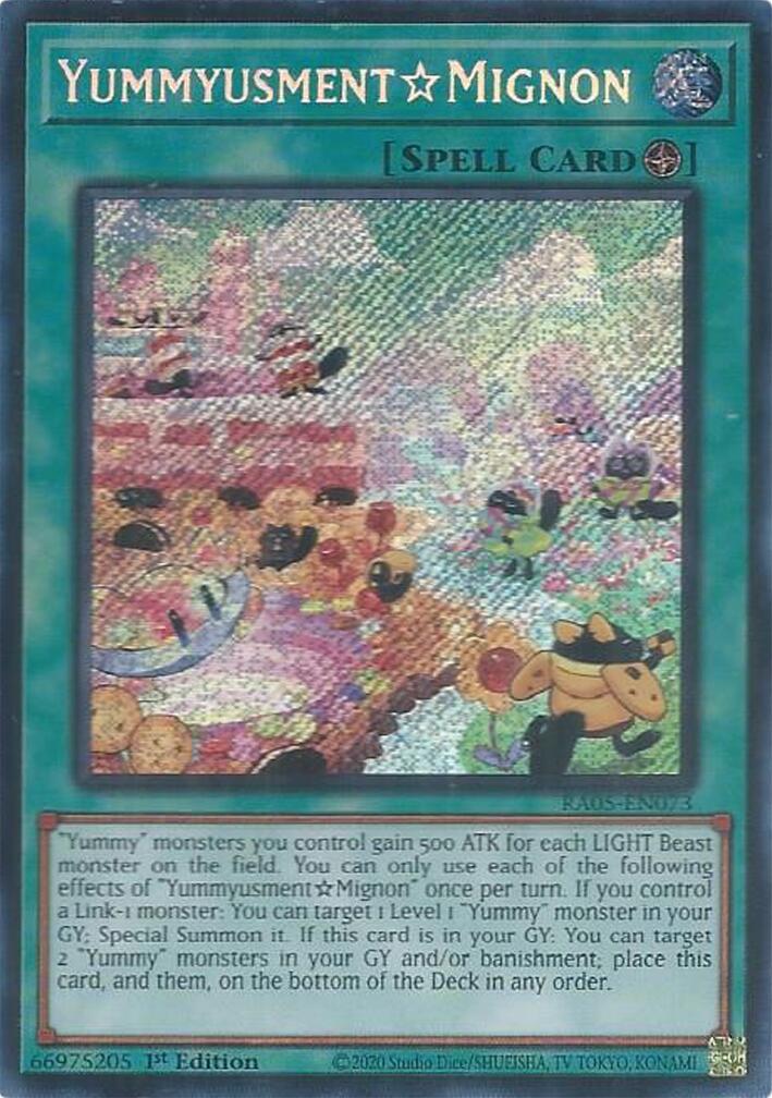 YummyusmentAcroquey (Secret Rare) [RA05-EN073] Secret Rare | Exor Games Truro