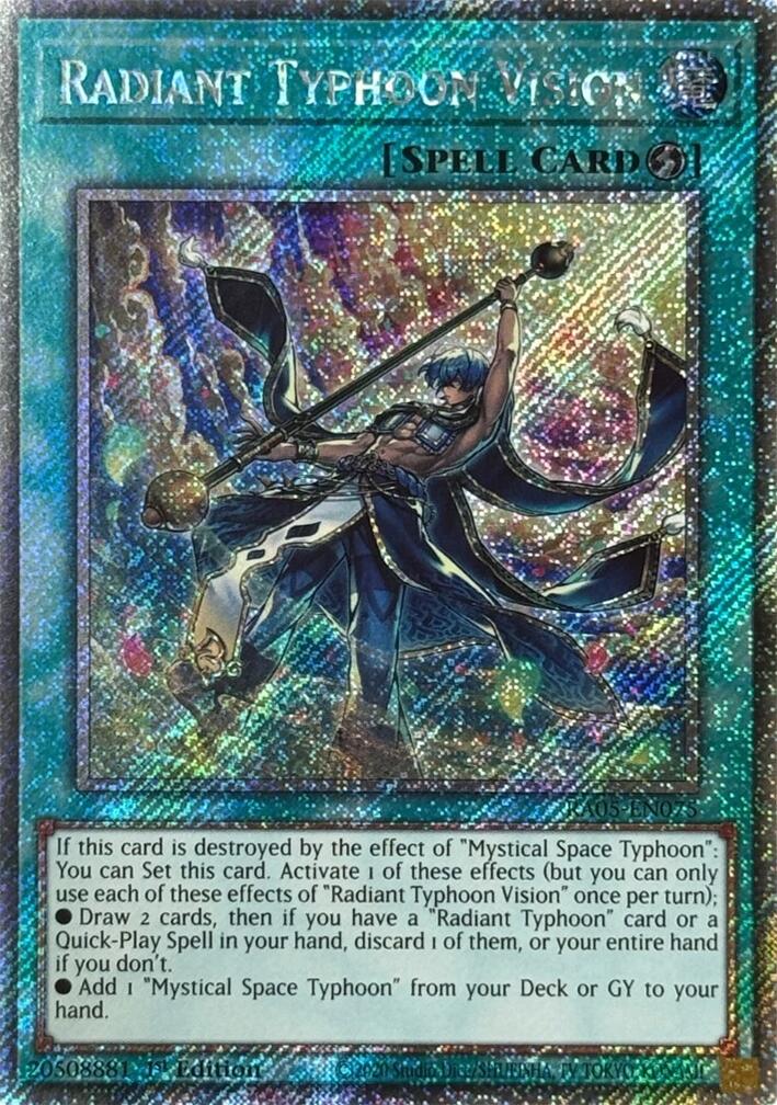 Radiant Typhoon Vision (Platinum Secret Rare) [RA05-EN075] Platinum Secret Rare | Exor Games Truro