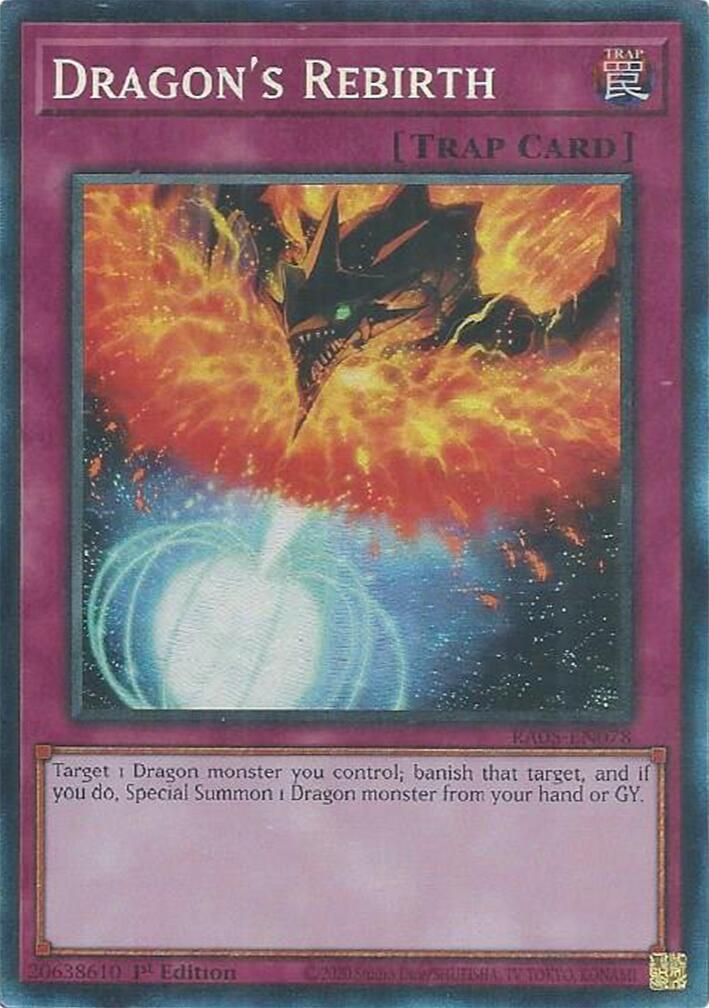 Dragon's Rebirth (Collector's Rare) [RA05-EN078] Collector's Rare | Exor Games Truro