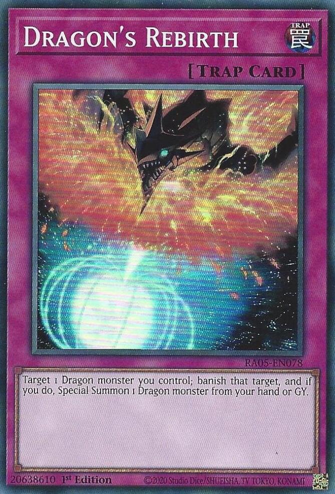 Dragon's Rebirth [RA05-EN078] Super Rare | Exor Games Truro