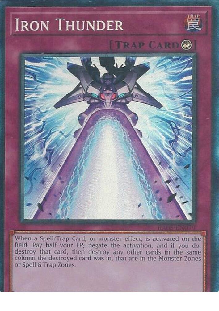 Iron Thunder (Collector's Rare) [RA05-EN079] Collector's Rare | Exor Games Truro