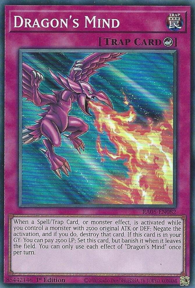 Dragon's Mind [RA05-EN082] Super Rare | Exor Games Truro