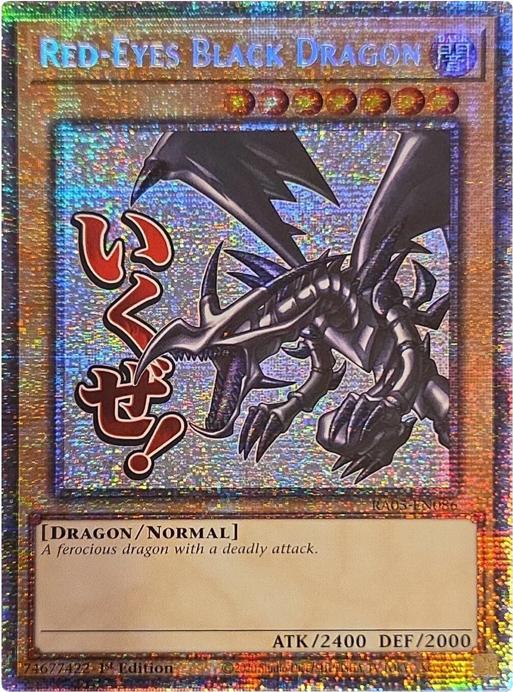 Red-Eyes Black Dragon (Starlight Rare) [RA05-EN086] Starlight Rare | Exor Games Truro