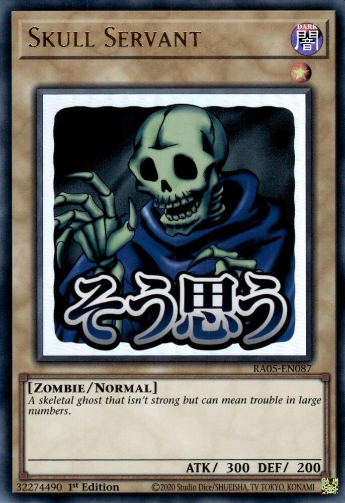 Skull Servant [RA05-EN087] Ultra Rare | Exor Games Truro