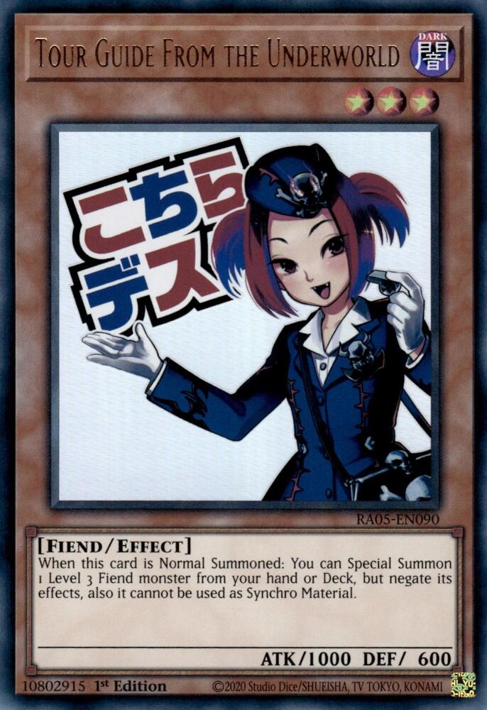 Tour Guide From the Underworld [RA05-EN090] Ultra Rare | Exor Games Truro