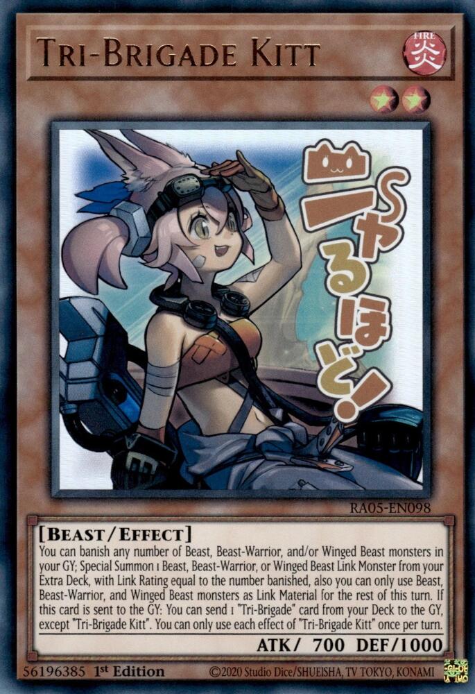 Tri-Brigade Kitt [RA05-EN098] Ultra Rare | Exor Games Truro
