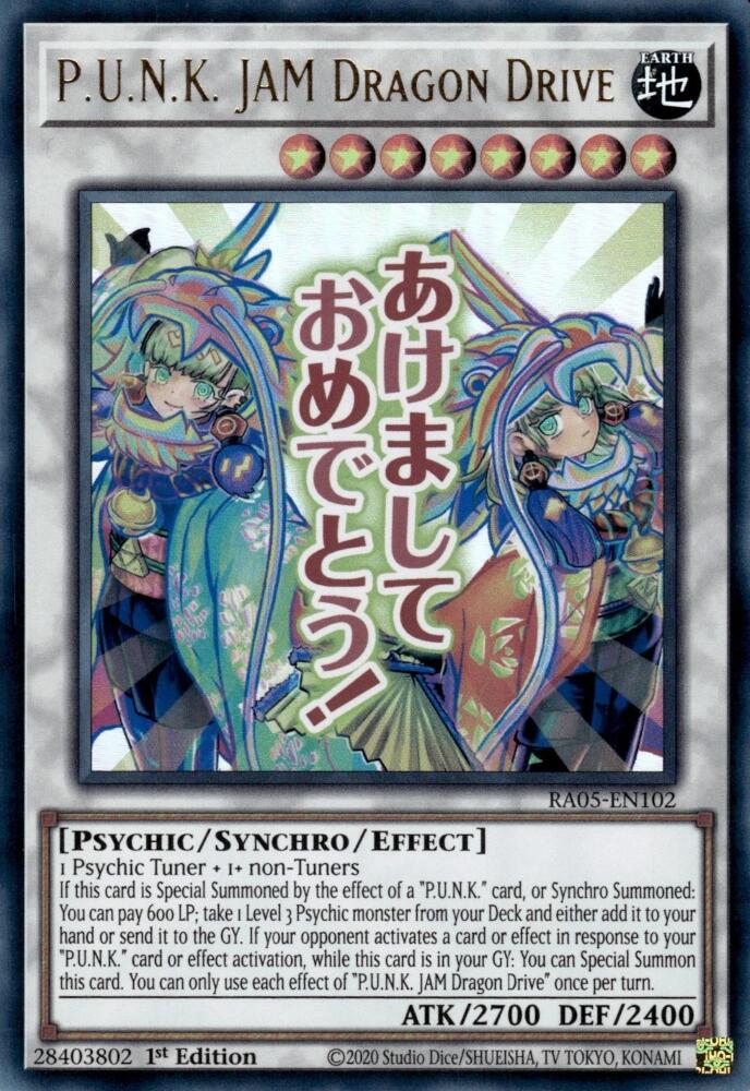 P.U.N.K. JAM Dragon Drive [RA05-EN102] Ultra Rare | Exor Games Truro
