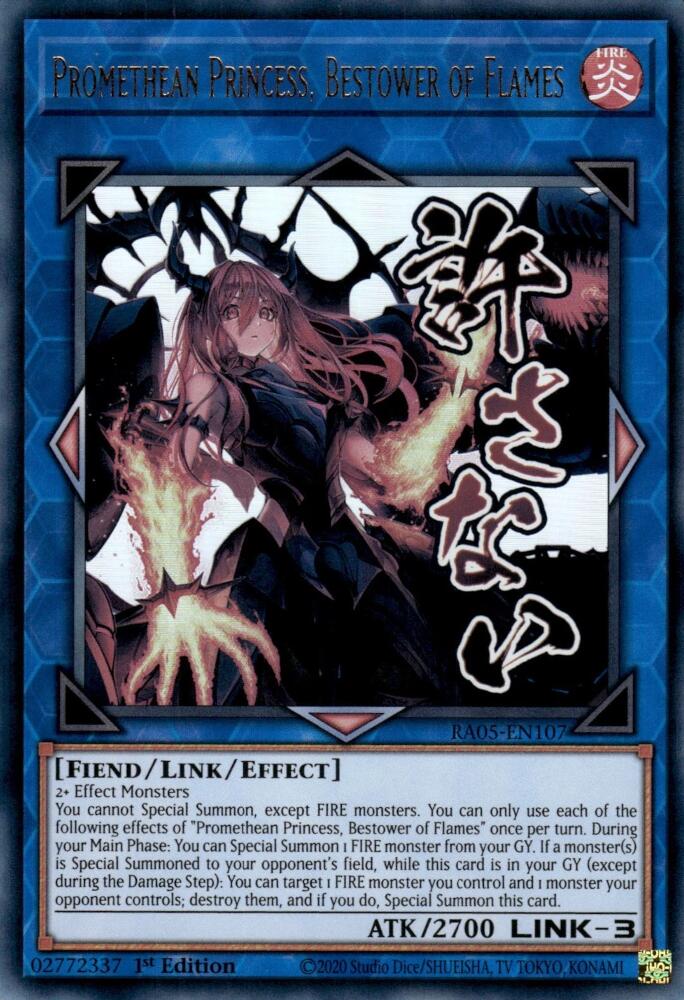 Promethean Princess, Bestower of Flames [RA05-EN107] Ultra Rare | Exor Games Truro