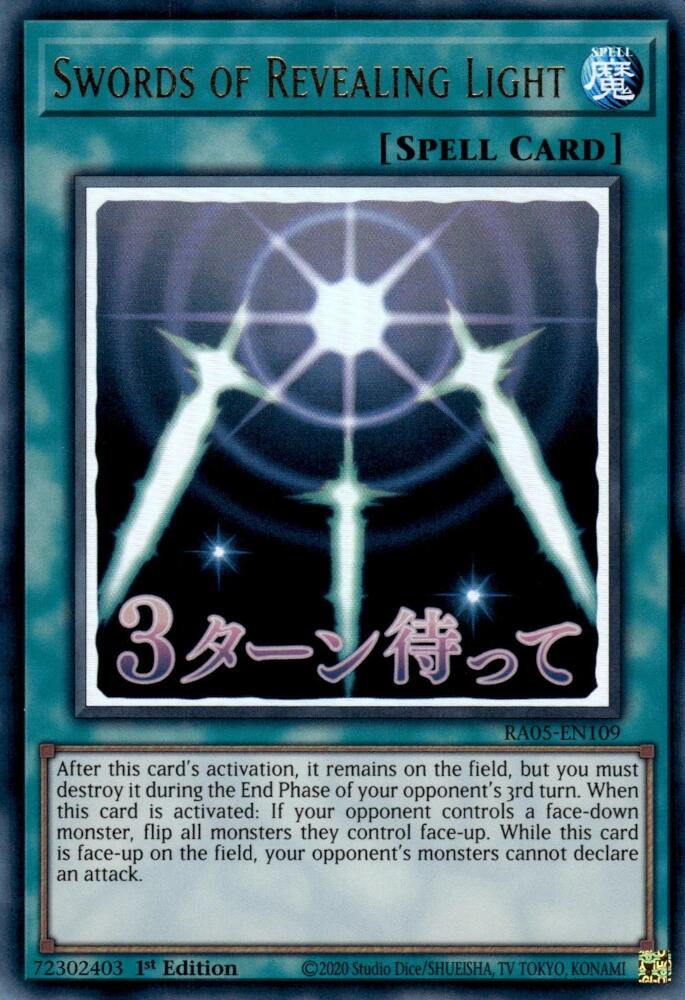 Swords of Revealing Light [RA05-EN109] Ultra Rare | Exor Games Truro
