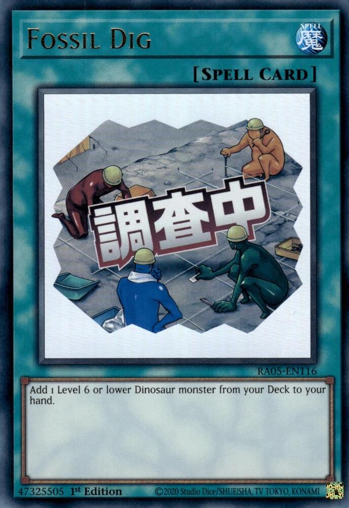 Fossil Dig [RA05-EN116] Ultra Rare | Exor Games Truro