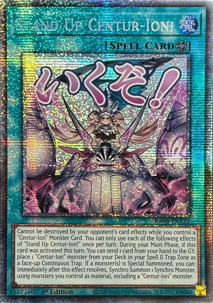Stand Up Centur-Ion! (Starlight Rare) [RA05-EN122] Starlight Rare | Exor Games Truro