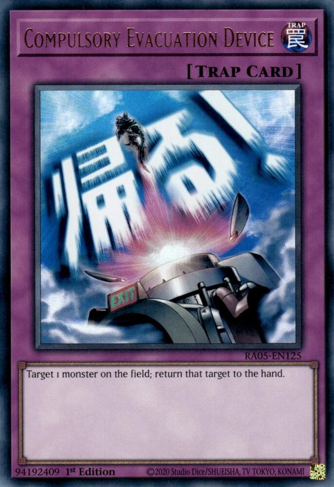 Compulsory Evacuation Device [RA05-EN125] Ultra Rare | Exor Games Truro
