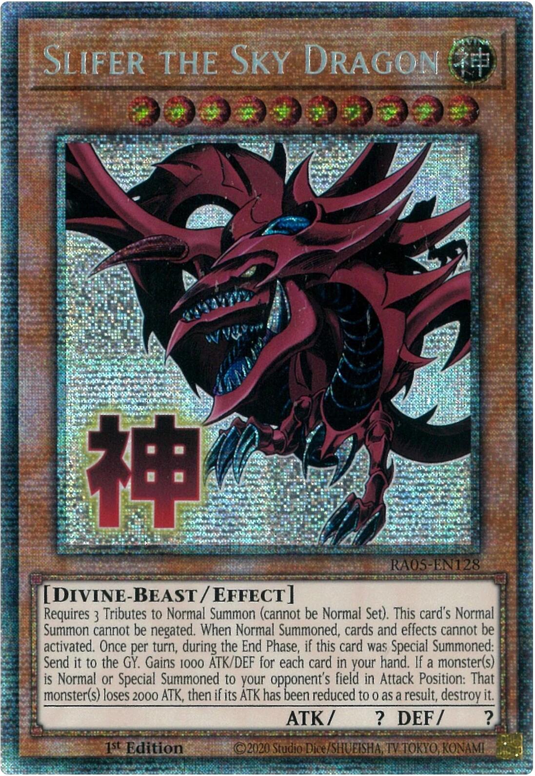 Slifer the Sky Dragon (Starlight Rare) [RA05-EN128] Starlight Rare | Exor Games Truro