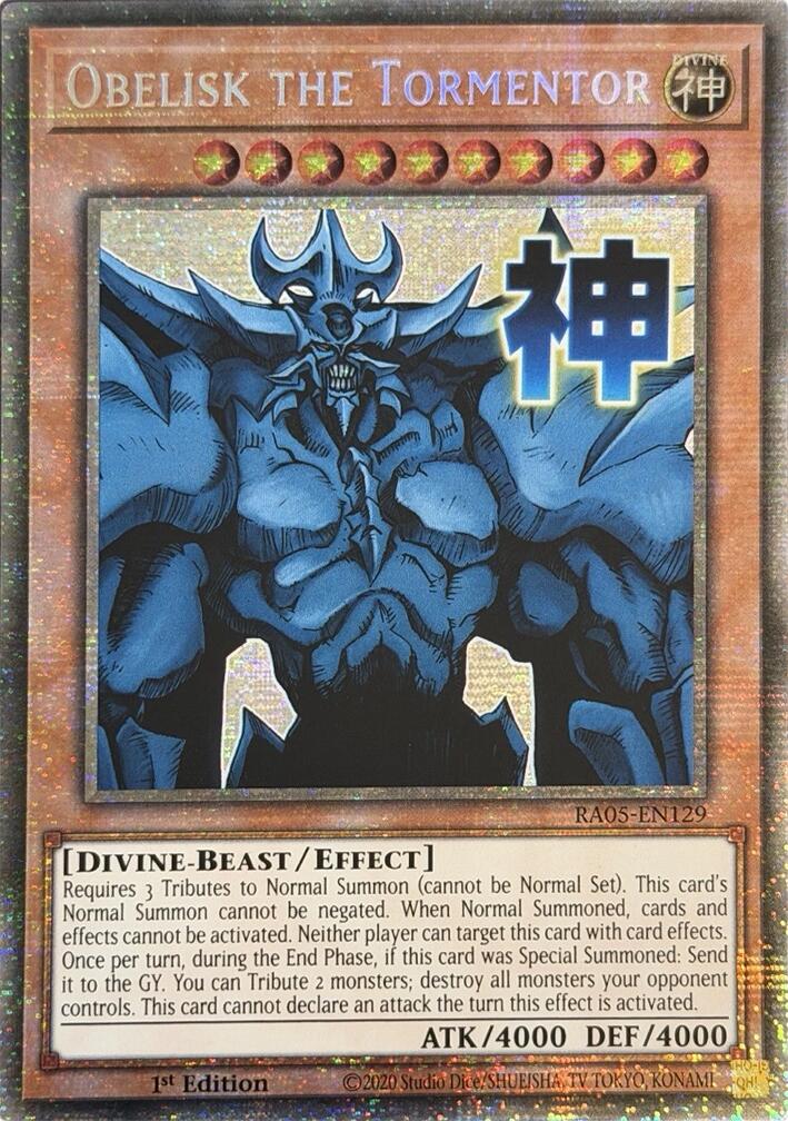 Obelisk the Tormentor (Starlight Rare) [RA05-EN129] Starlight Rare | Exor Games Truro