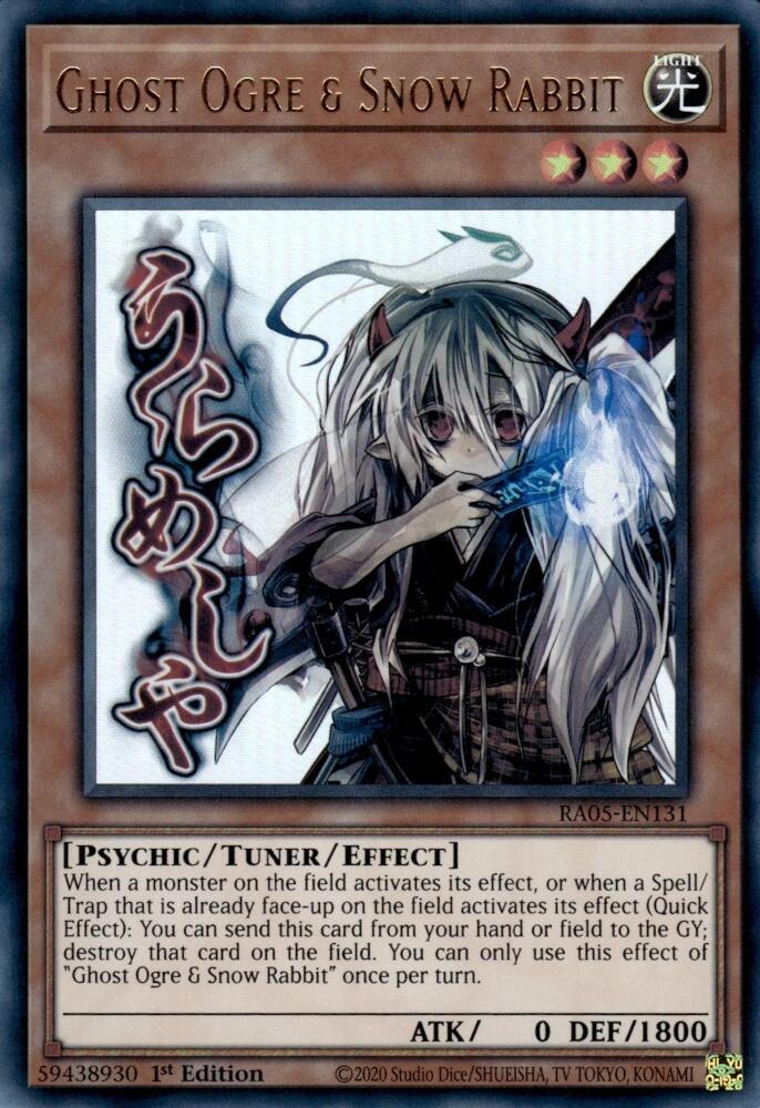 Ghost Ogre & Snow Rabbit [RA05-EN131] Ultra Rare | Exor Games Truro